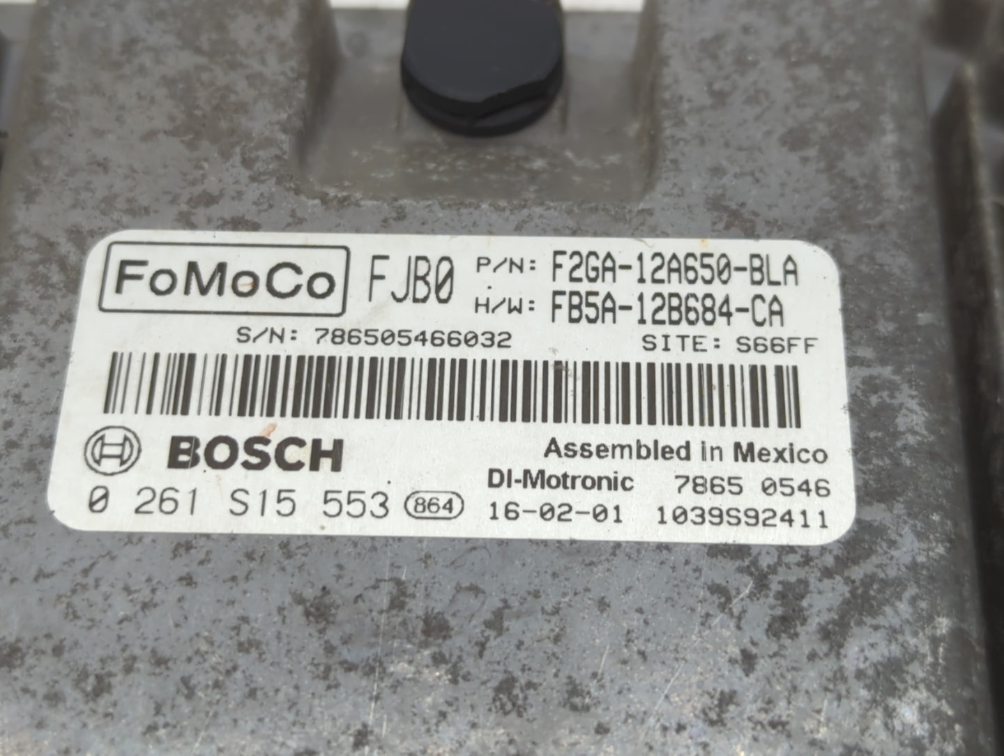 2015-2018 Ford Edge PCM Engine Control Computer ECU ECM PCU OEM P/N:FB5A-12B684-CA F2GA-12A650-BLA Fits OEM Used Auto Parts 