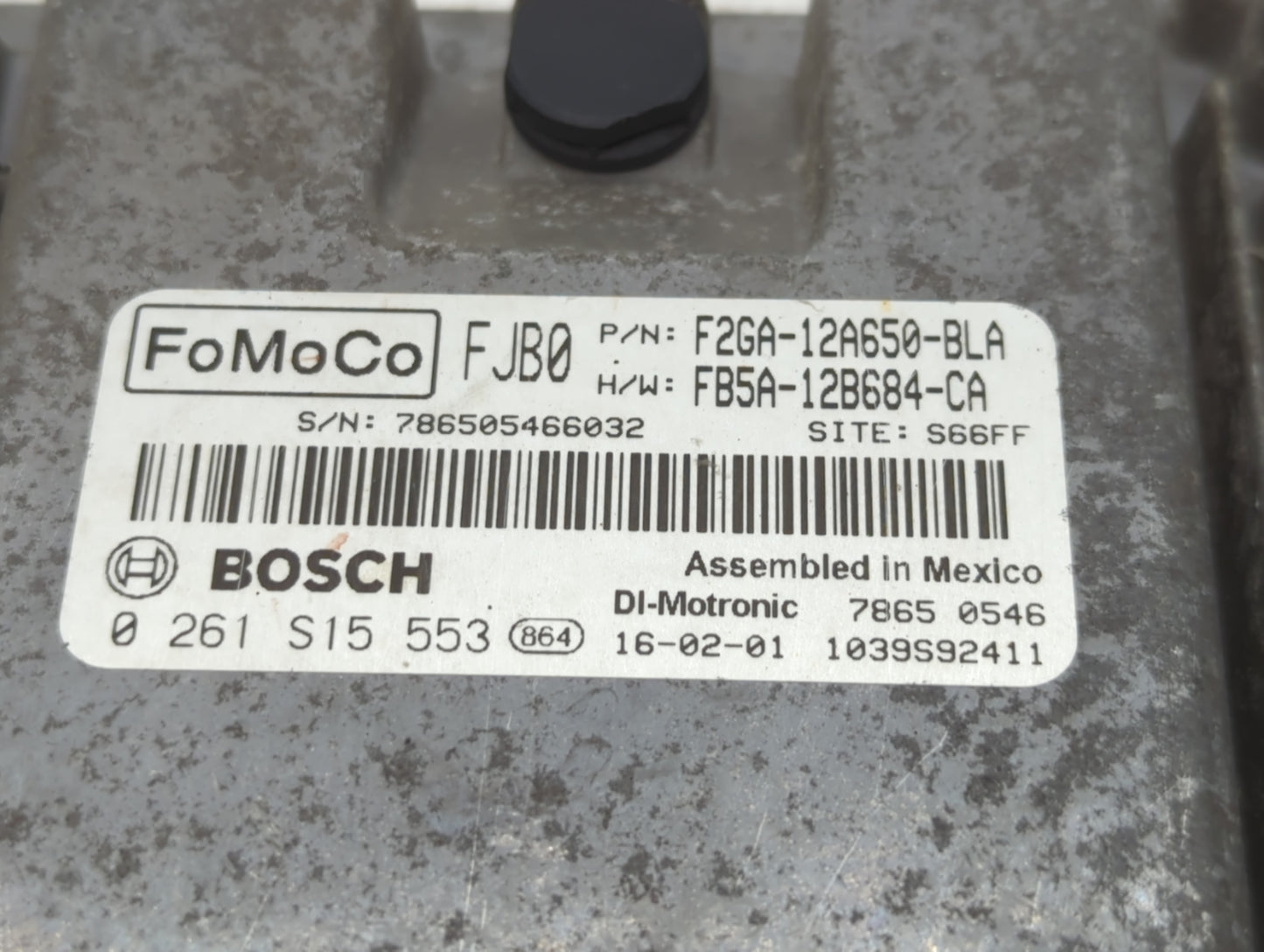 2015-2018 Ford Edge PCM Engine Control Computer ECU ECM PCU OEM P/N:FB5A-12B684-CA F2GA-12A650-BLA Fits OEM Used Auto Parts 