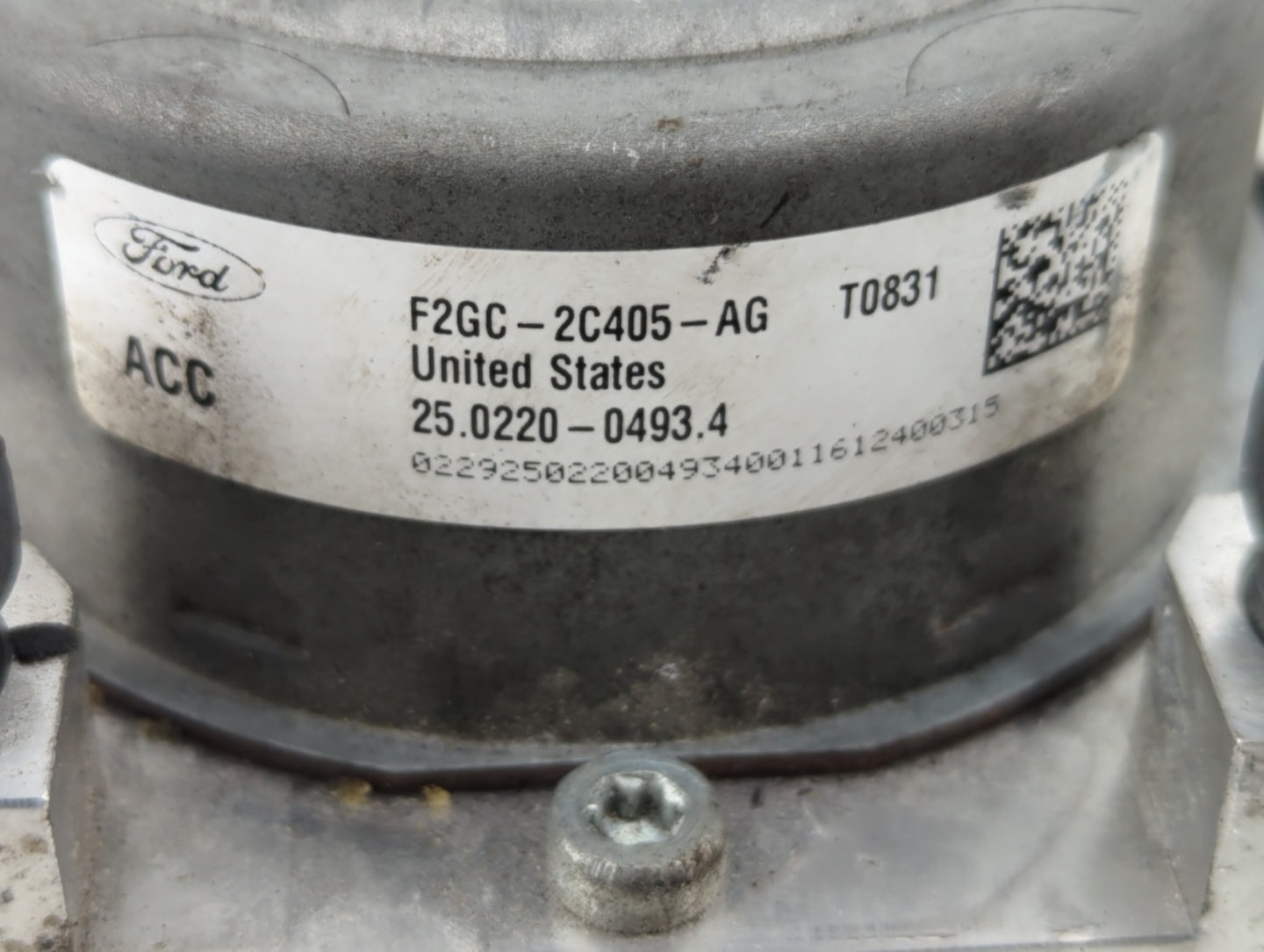 2015-2018 Ford Edge ABS Pump Control Module Replacement P/N:F2GC-2C405-AG Fits Fits 2015 2016 2017 2018 OEM Used Auto Parts 