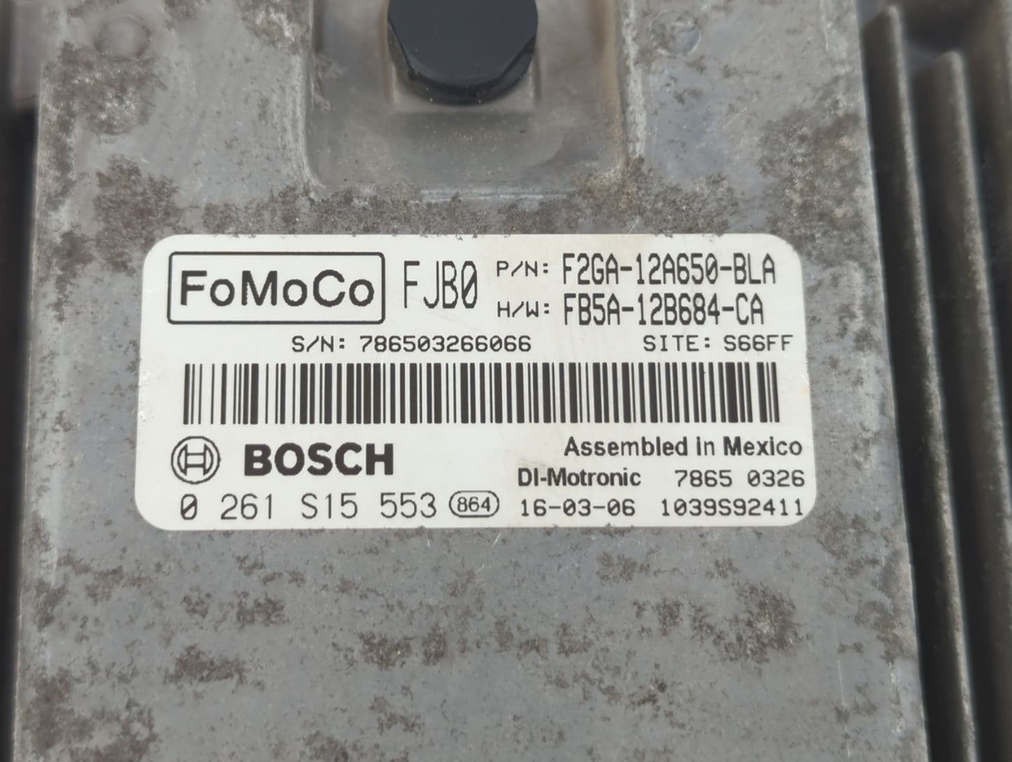 2015-2018 Ford Edge PCM Engine Control Computer ECU ECM PCU OEM P/N:FB5A-12B684-CA F2GA-12A650-BLA Fits OEM Used Auto Parts 