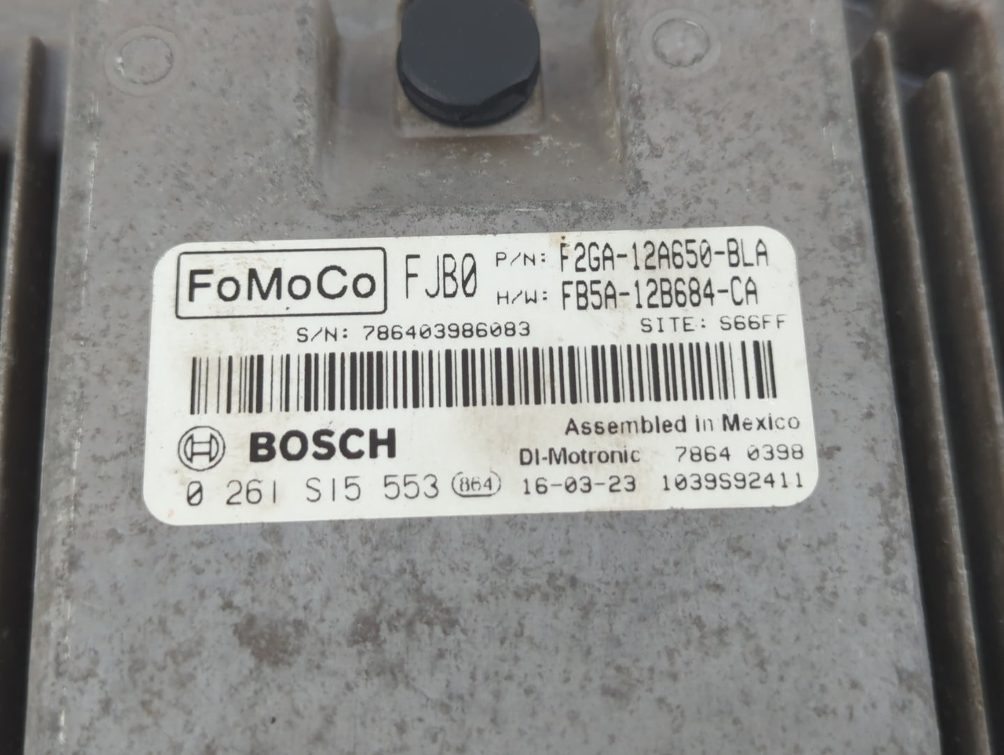 2015-2018 Ford Edge PCM Engine Control Computer ECU ECM PCU OEM P/N:FB5A-12B684-CA F2GA-12A650-BLA Fits OEM Used Auto Parts 