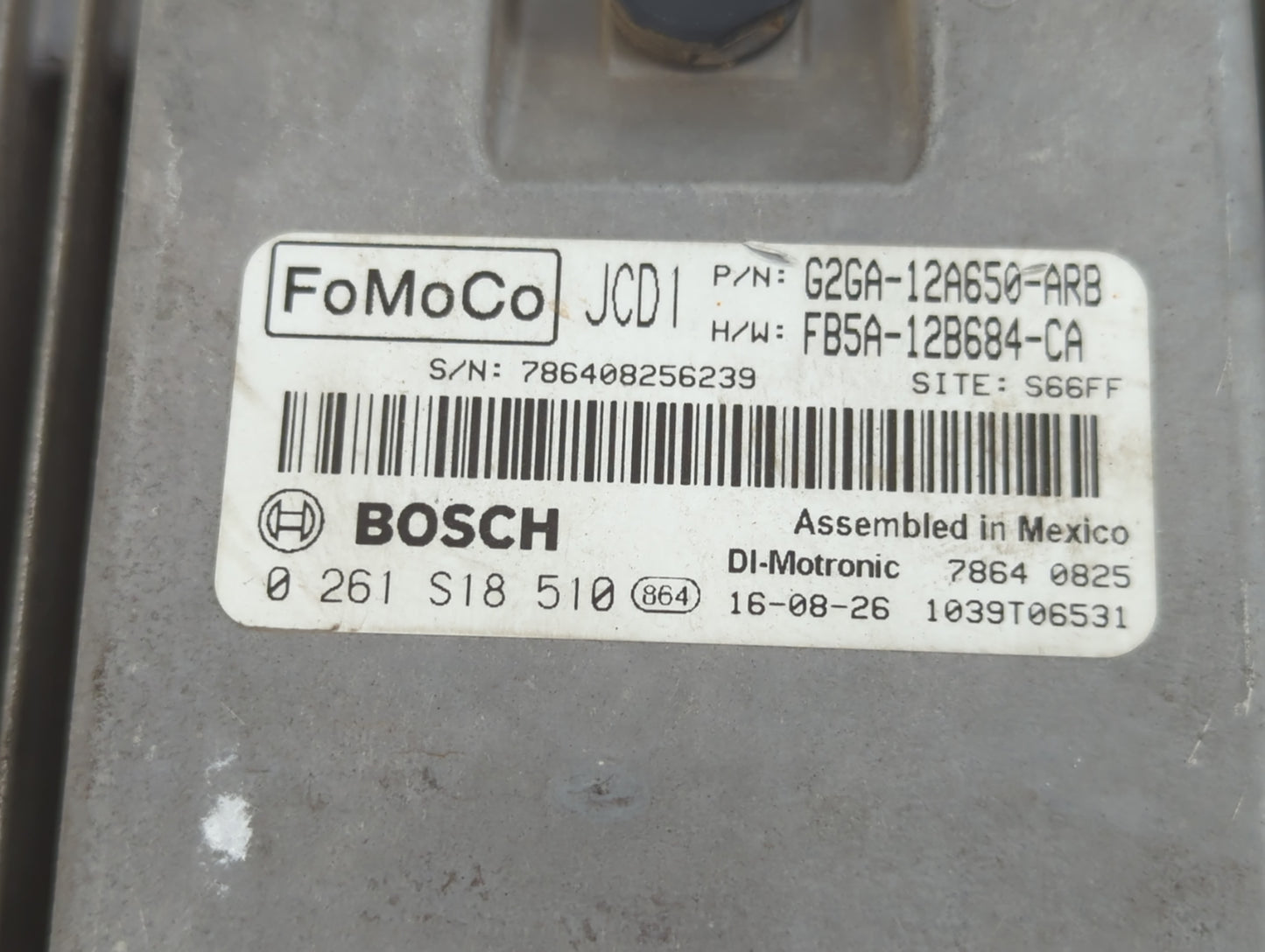 2015-2018 Ford Edge PCM Engine Control Computer ECU ECM PCU OEM P/N:FB5A-12B684-CA G2GA-12A650-ARB Fits OEM Used Auto Parts 