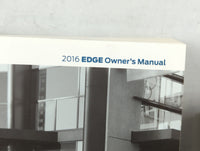 2016 Ford Edge Owners Manual Book Guide P/N:GT4J19A321AA OEM Used Auto Parts - Oemusedautoparts1.com