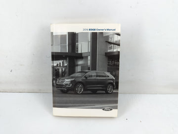 2016 Ford Edge Owners Manual Book Guide P/N:20150903182520 OEM Used Auto Parts - Oemusedautoparts1.com