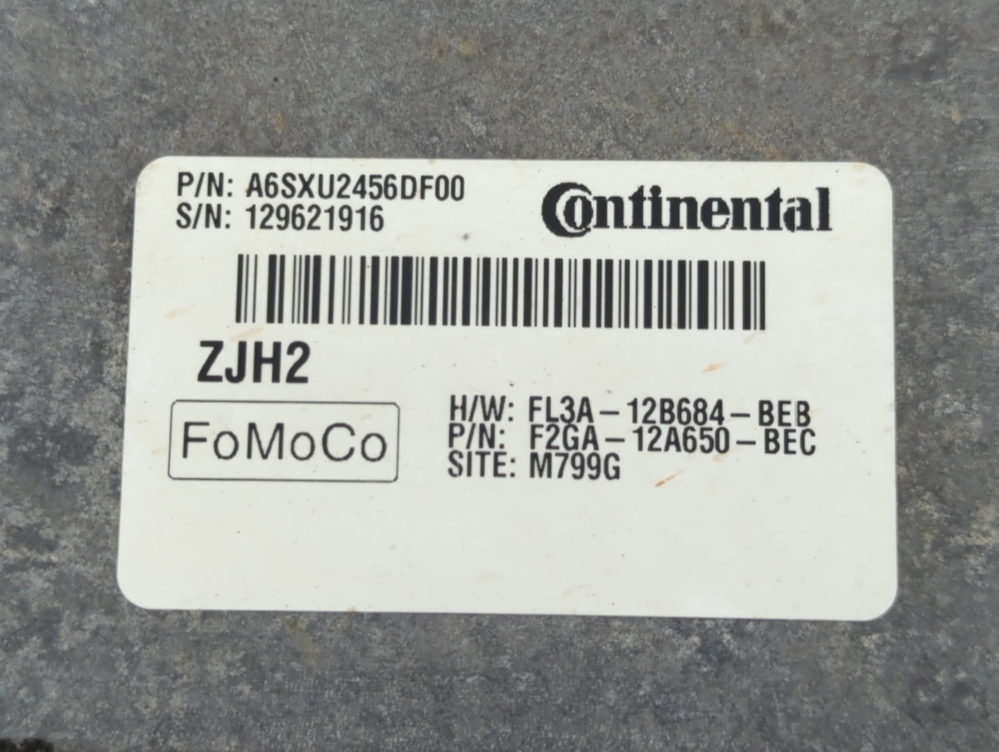 2015-2018 Ford Edge PCM Engine Control Computer ECU ECM PCU OEM P/N:FL3A-12B684-BEB F2GA-12A650-BEC Fits OEM Used Auto Parts