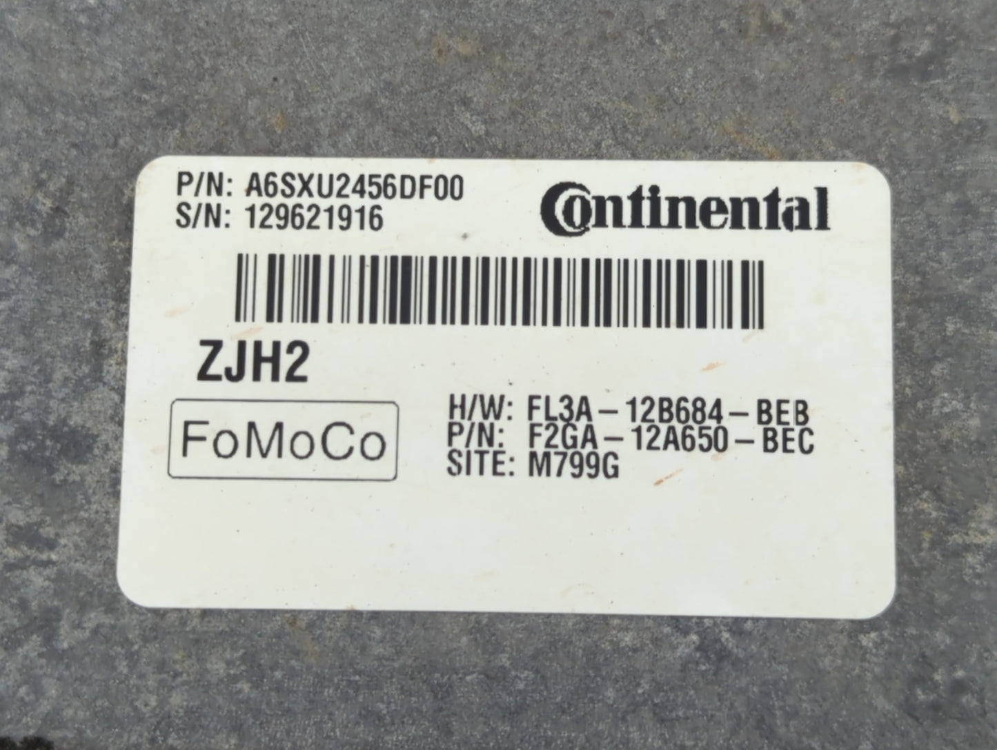 2015-2018 Ford Edge PCM Engine Control Computer ECU ECM PCU OEM P/N:FL3A-12B684-BEB F2GA-12A650-BEC Fits OEM Used Auto Parts