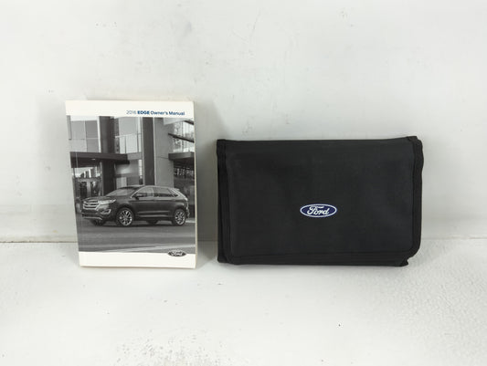 2016 Ford Edge Owners Manual Book Guide P/N:GT4J19A321AA OEM Used Auto Parts - Oemusedautoparts1.com