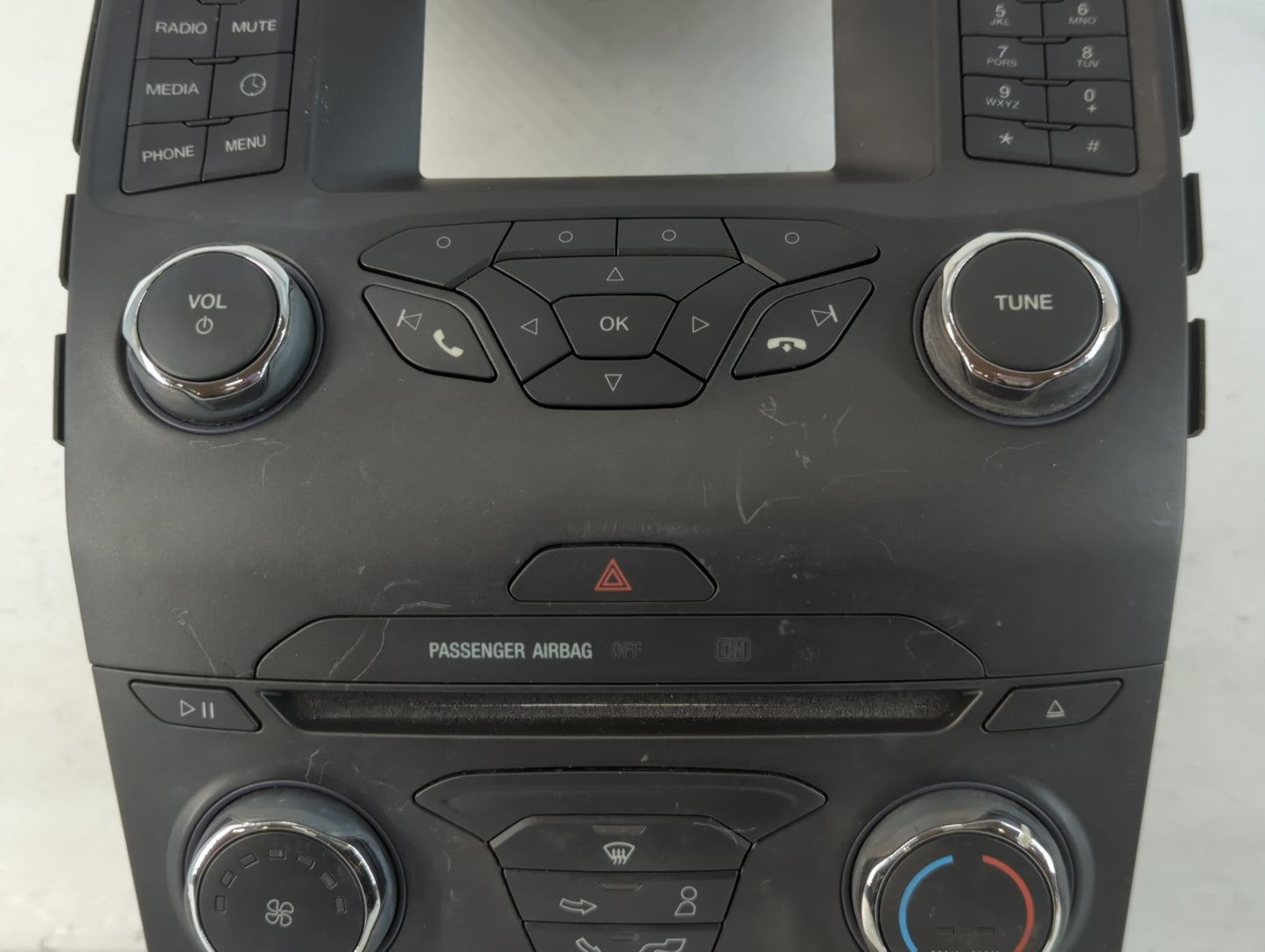 2016 Ford Edge Radio AM FM Cd Player Receiver Replacement P/N:FT4T-18E243-AK Fits OEM Used Auto Parts - Oemusedautoparts1.co