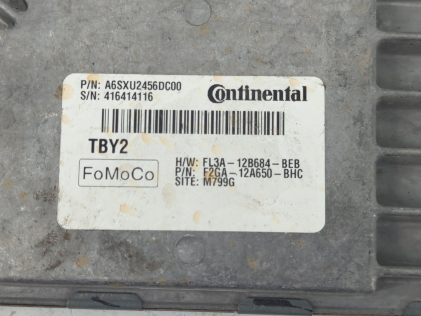 2015-2018 Ford Edge PCM Engine Control Computer ECU ECM PCU OEM P/N:A6SXU2456DC00 Fits Fits 2015 2016 2017 2018 2019 OEM Use