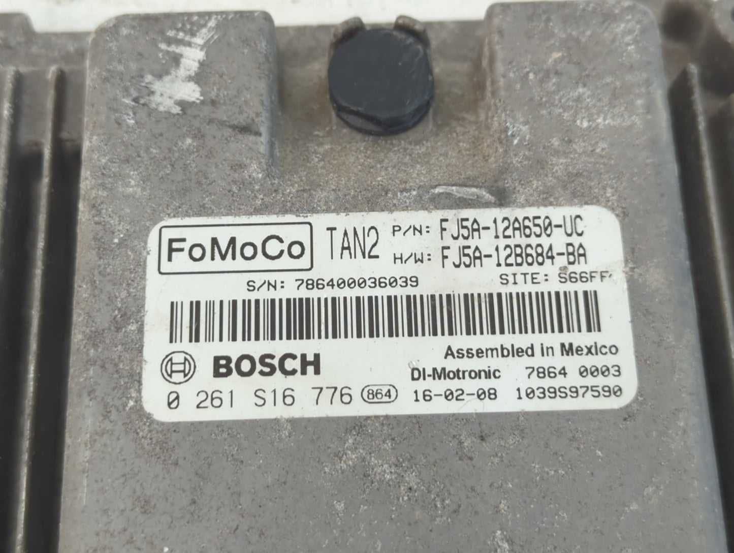 2015-2016 Ford Escape PCM Engine Control Computer ECU ECM PCU OEM P/N:FJ5A-12B684-BA FJ5A-12A650-UC Fits Fits 2015 2016 OEM 