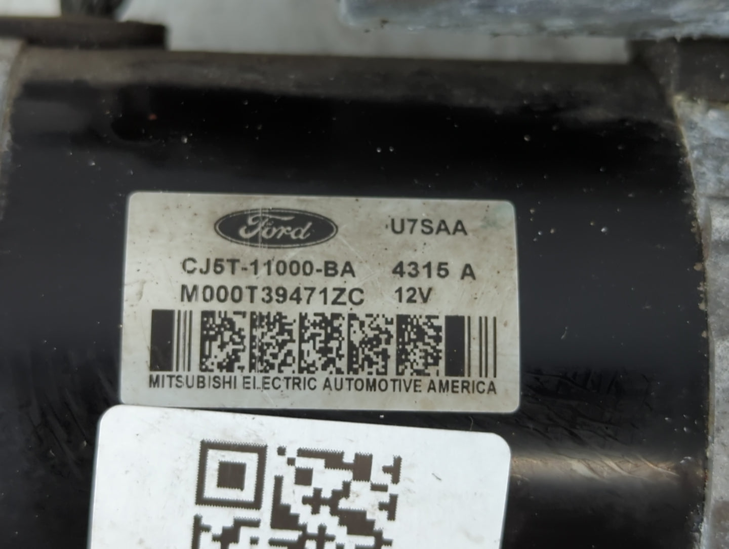 2013-2016 Ford Escape Car Starter Motor Solenoid OEM P/N:M000T39471ZC CJ5T-11000-BA Fits Fits 2013 2014 2015 2016 OEM Used A