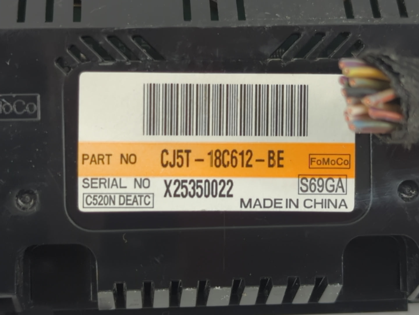 2013-2016 Ford Escape Climate Control Module Temperature AC/Heater Replacement P/N:CJ5T-18C612-BE Fits Fits 2013 2014 2015 2