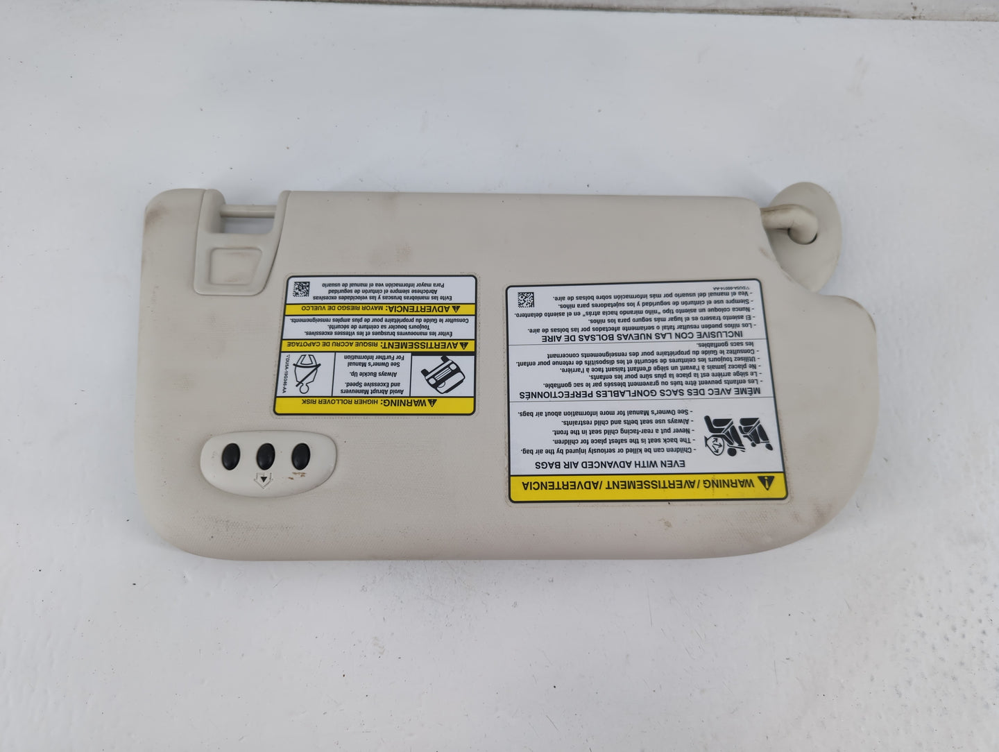 2013-2019 Ford Escape Sun Visor Shade Replacement Driver Left Mirror Fits Fits 2013 2014 2015 2016 2017 2018 2019 OEM Used A
