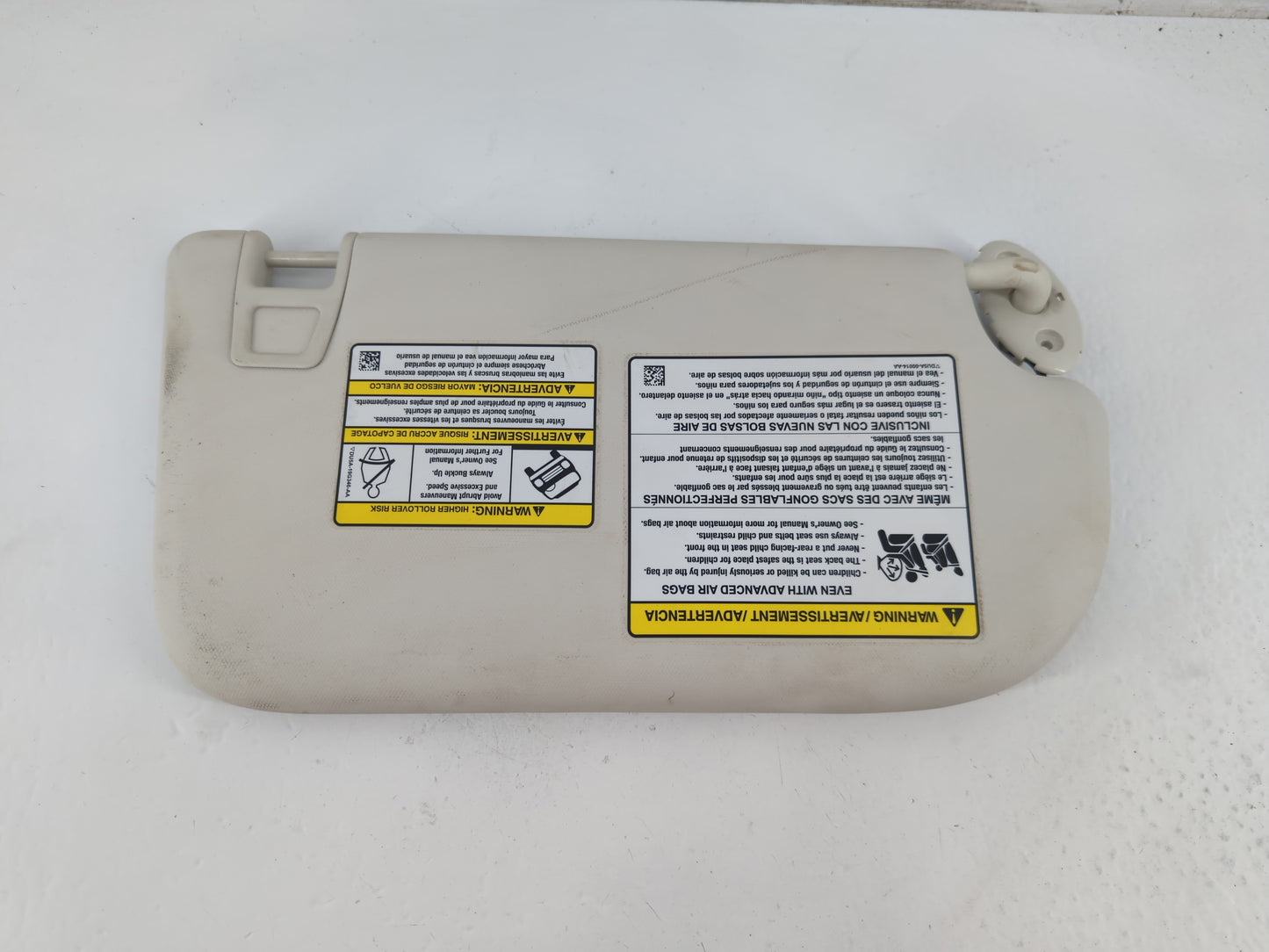 2013-2019 Ford Escape Sun Visor Shade Replacement Driver Left Mirror Fits Fits 2013 2014 2015 2016 2017 2018 2019 OEM Used A