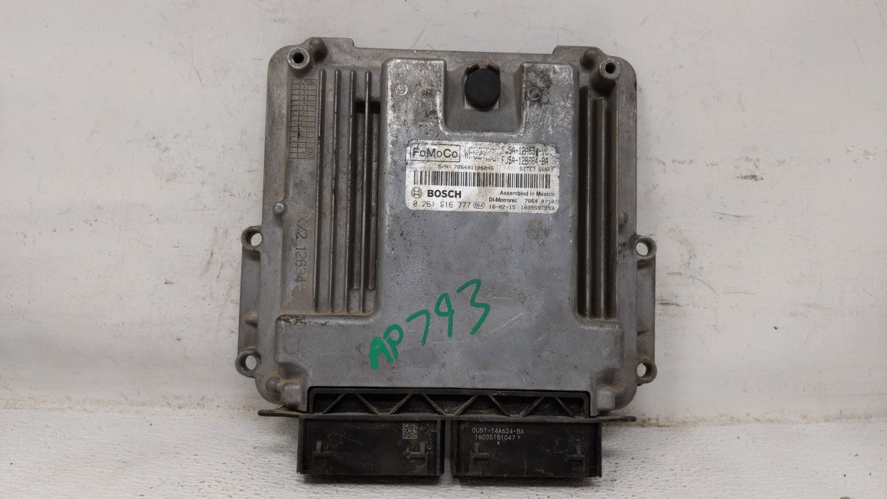 2015-2016 Ford Escape PCM Engine Control Computer ECU ECM PCU OEM Fits OEM Used Auto Parts - Oemusedautoparts1.com