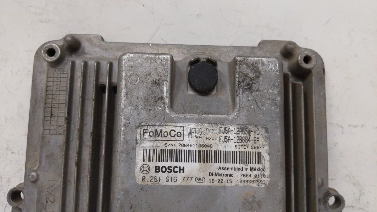 2015-2016 Ford Escape PCM Engine Control Computer ECU ECM PCU OEM Fits OEM Used Auto Parts - Oemusedautoparts1.com