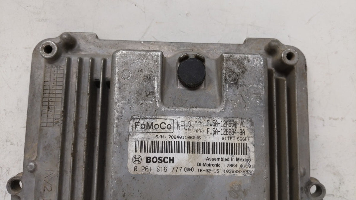 2013-2016 Ford Escape PCM Engine Control Computer ECU ECM PCU OEM OEM Used Auto Parts - Oemusedautoparts1.com