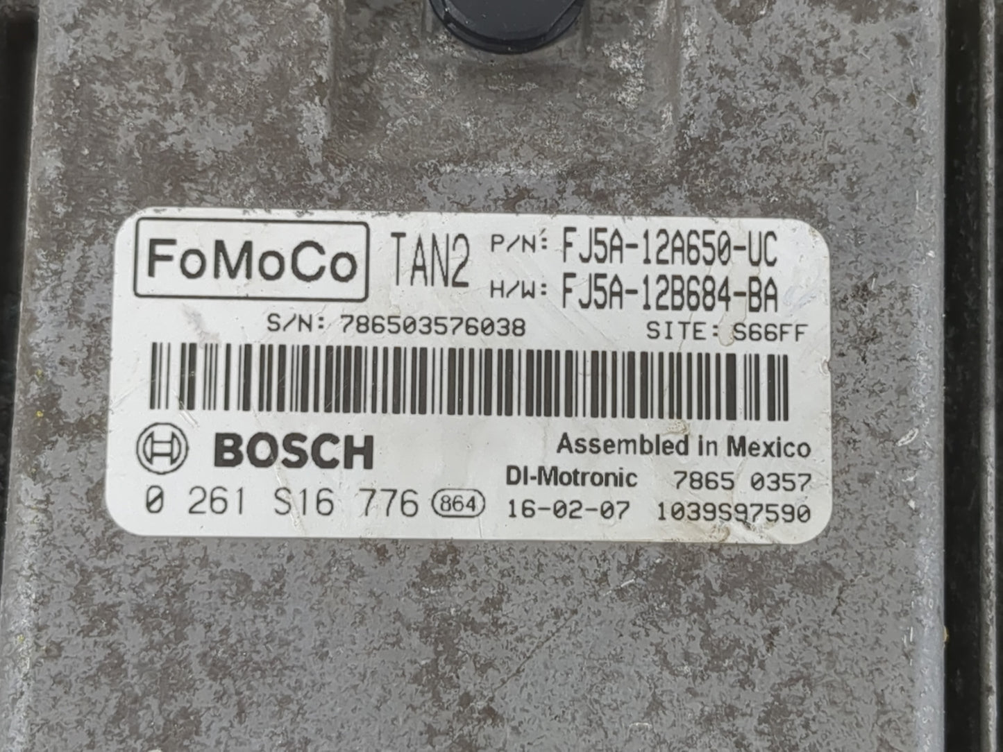2015-2016 Ford Escape PCM Engine Control Computer ECU ECM PCU OEM P/N:FJ5A-12B684-BA FJ5A-12A650-UC Fits Fits 2015 2016 OEM 