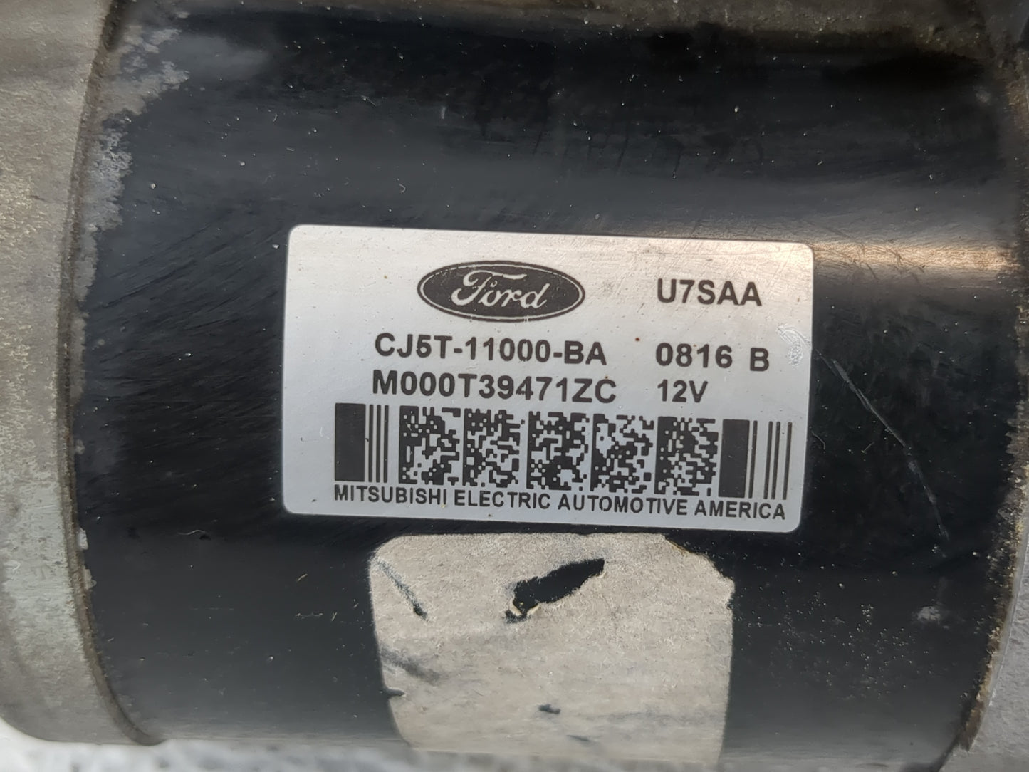 2013-2016 Ford Escape Car Starter Motor Solenoid OEM P/N:1013 E CJ5T-11000-BA Fits Fits 2013 2014 2015 2016 OEM Used Auto Pa