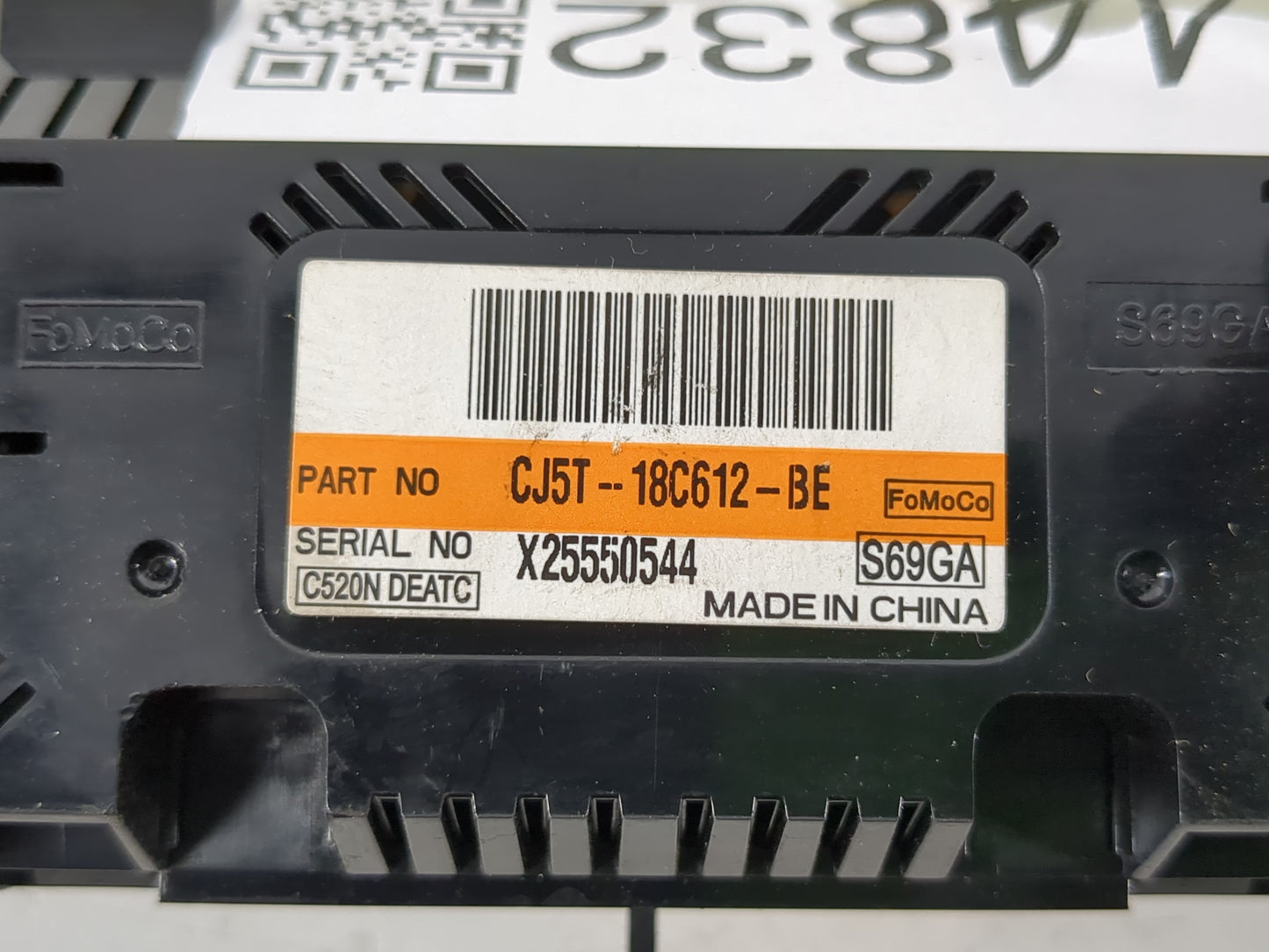 2015-2016 Ford Escape Climate Control Module Temperature AC/Heater Replacement P/N:CJ5T-18C612-BE Fits Fits 2015 2016 OEM Us