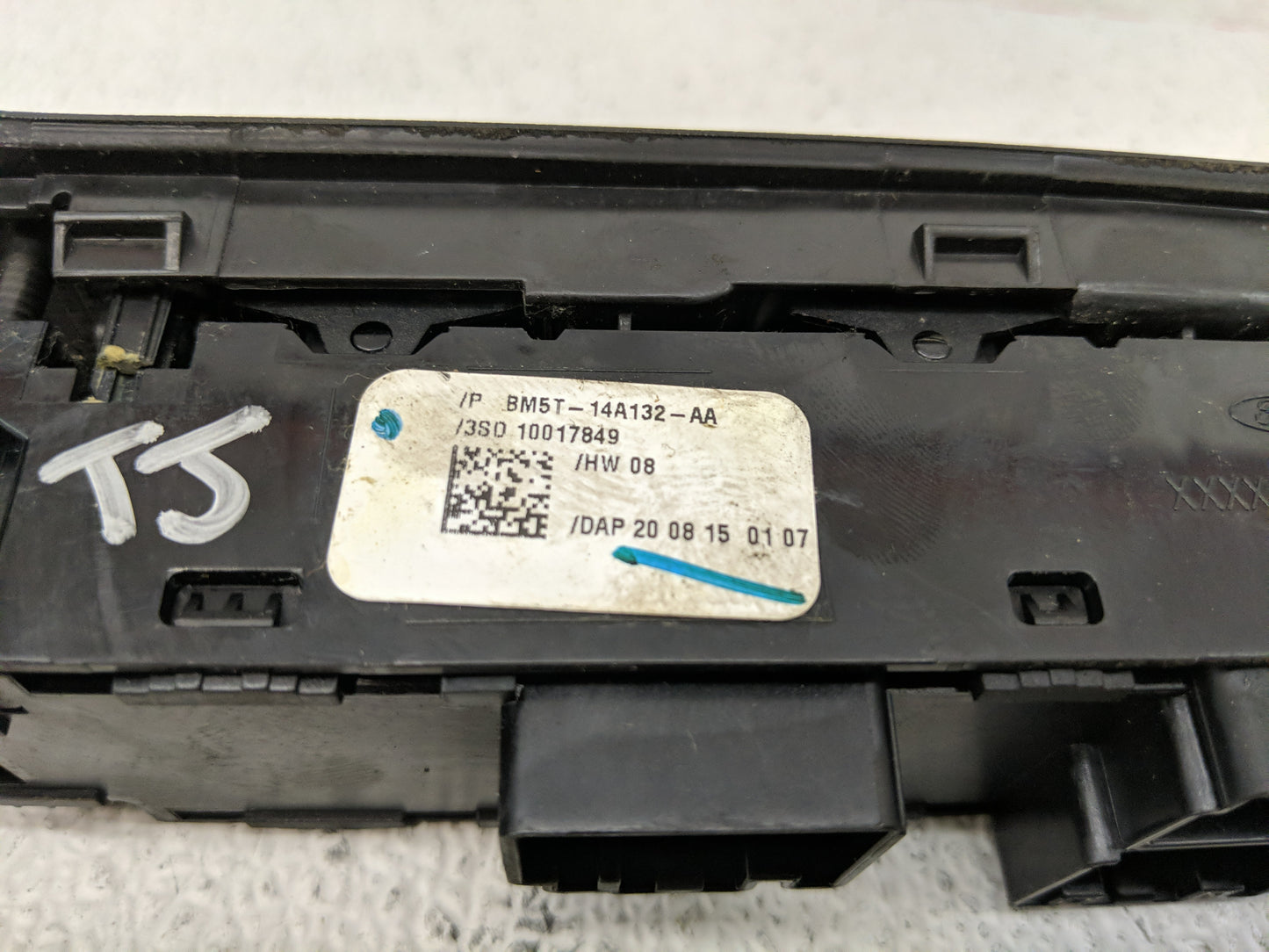 2013-2019 Ford Escape Master Power Window Switch Replacement Driver Side Left P/N:BM5T-14A132-AA Fits OEM Used Auto Parts - 