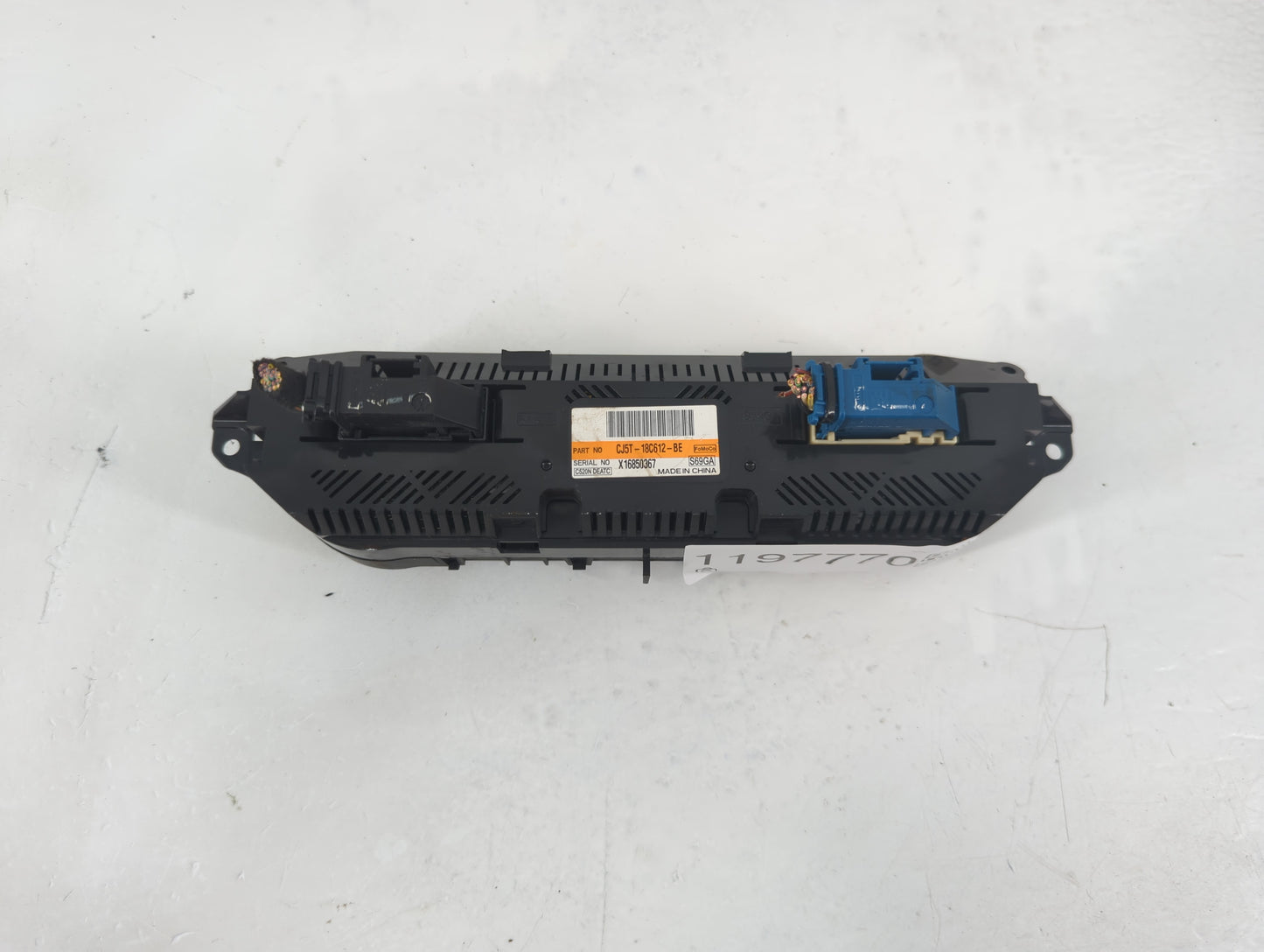 2013-2016 Ford Escape Climate Control Module Temperature AC/Heater Replacement P/N:CJ5T-18C612-BE Fits Fits 2013 2014 2015 2