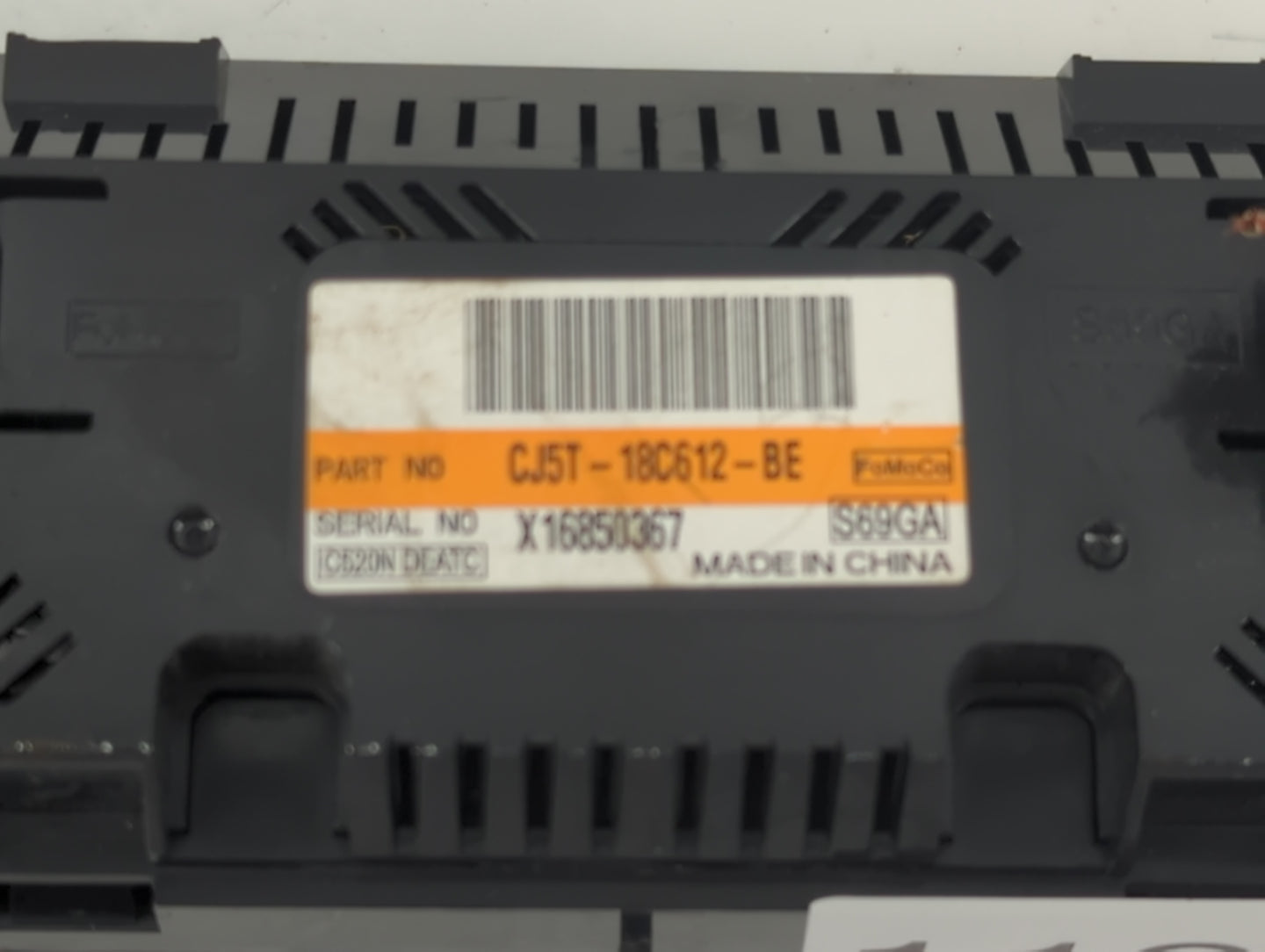 2013-2016 Ford Escape Climate Control Module Temperature AC/Heater Replacement P/N:CJ5T-18C612-BE Fits Fits 2013 2014 2015 2