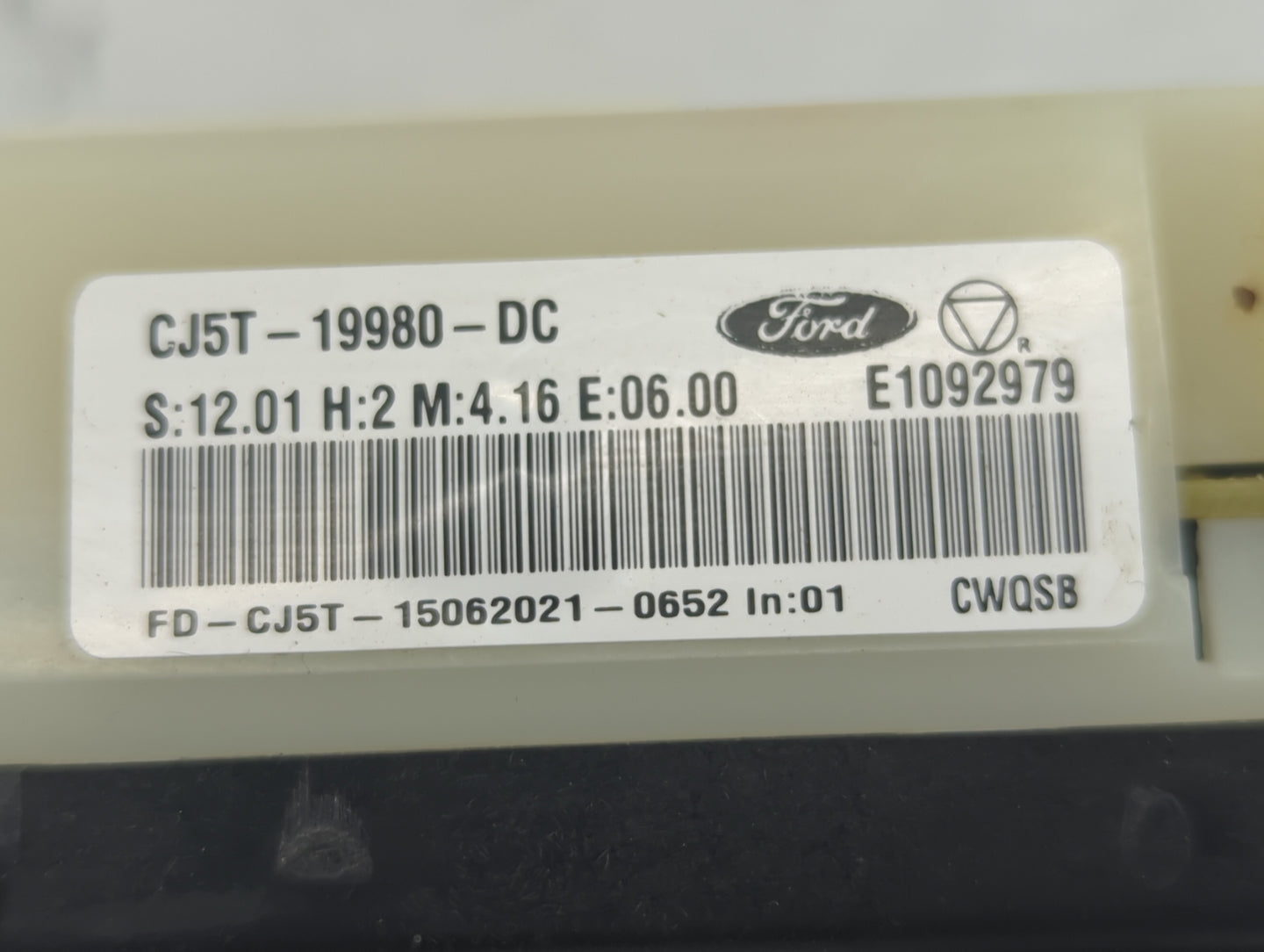 2013-2016 Ford Escape Climate Control Module Temperature AC/Heater Replacement P/N:CJ5T-19980-DC Fits Fits 2013 2014 2015 20
