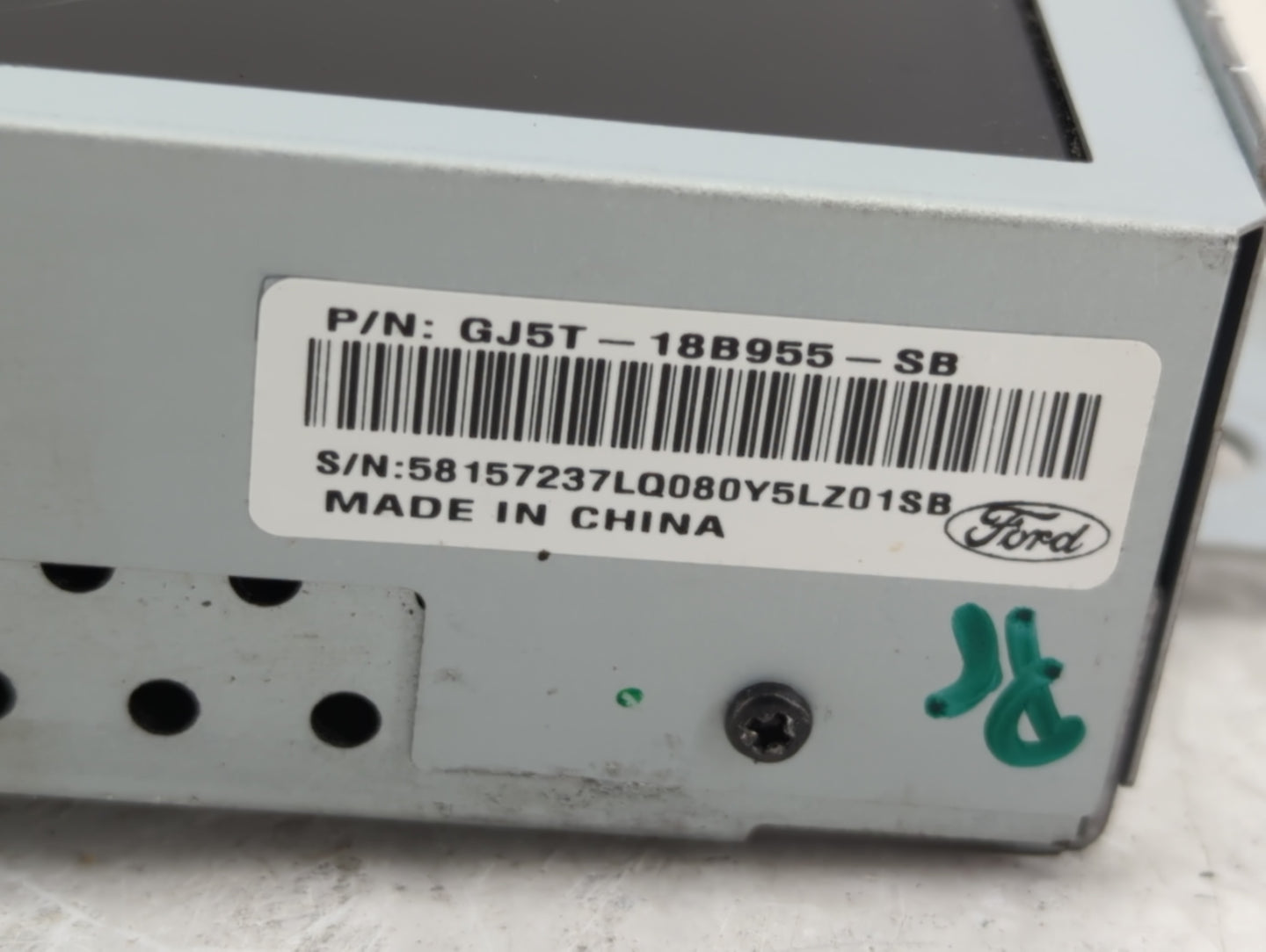 2016 Ford Escape Radio AM FM Cd Player Receiver Replacement P/N:GJ5T-18B955-SB Fits OEM Used Auto Parts - Oemusedautoparts1.