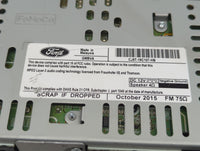 2015-2016 Ford Escape Radio AM FM Cd Player Receiver Replacement P/N:CJ5T-19C107-HB Fits Fits 2015 2016 OEM Used Auto Parts 