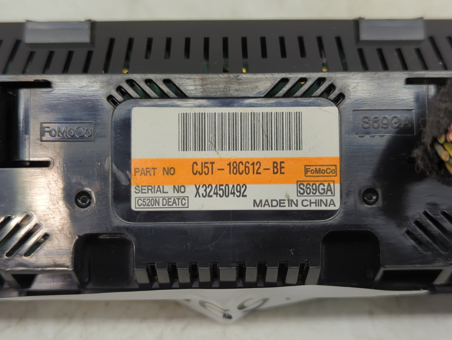 2015-2016 Ford Escape Climate Control Module Temperature AC/Heater Replacement P/N:CJ5T-18C612-BE Fits Fits 2015 2016 OEM Us