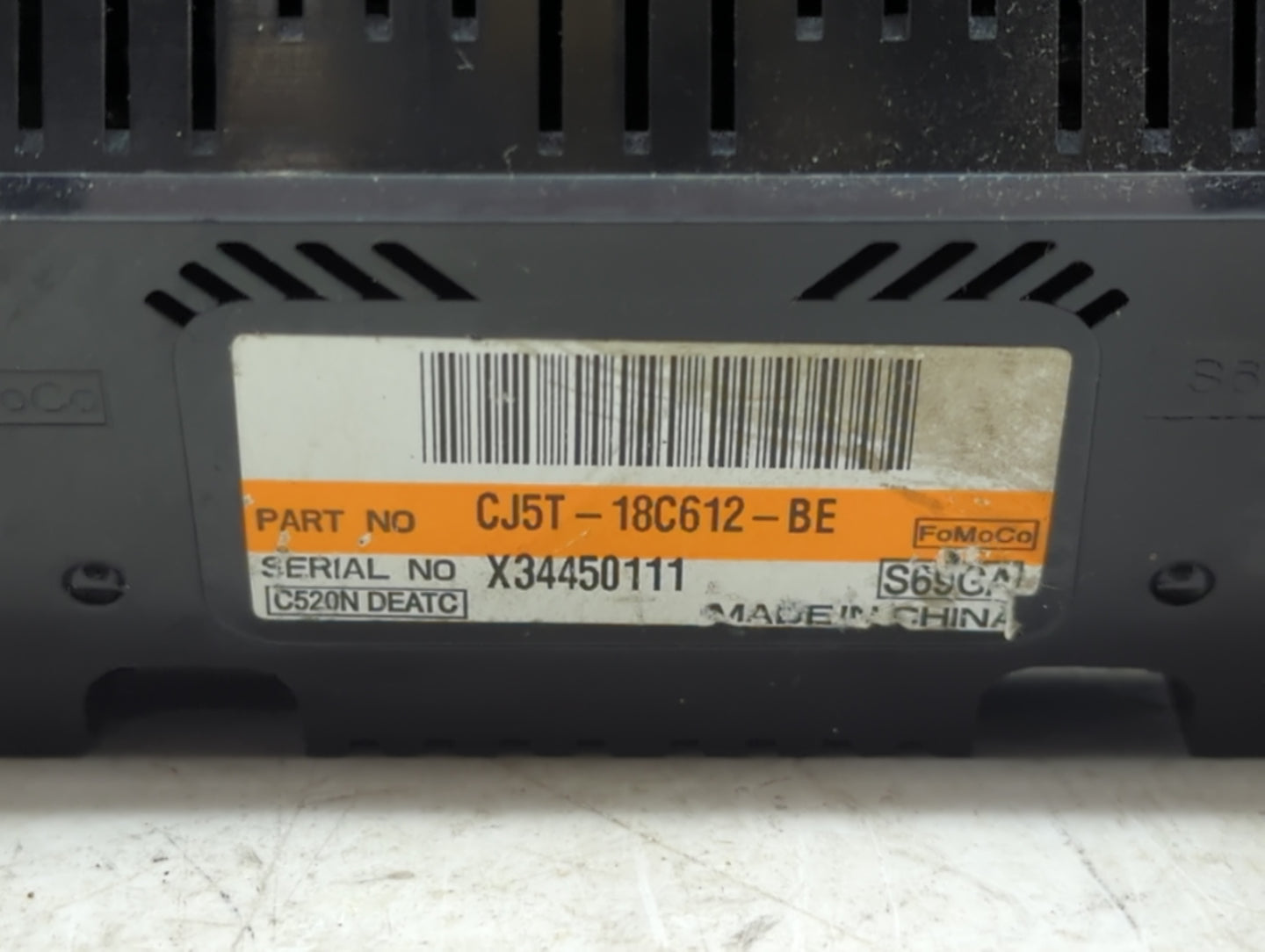 2015-2016 Ford Escape Climate Control Module Temperature AC/Heater Replacement P/N:CJ5T-18C612-BE Fits Fits 2015 2016 OEM Us