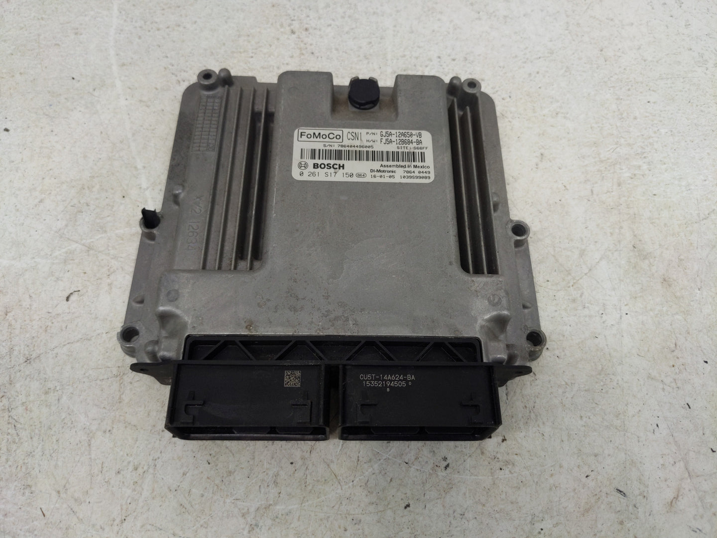 2015-2016 Ford Escape PCM Engine Control Computer ECU ECM PCU OEM P/N:0 261 S17 FJ5A-12A650-UC Fits Fits 2015 2016 OEM Used 