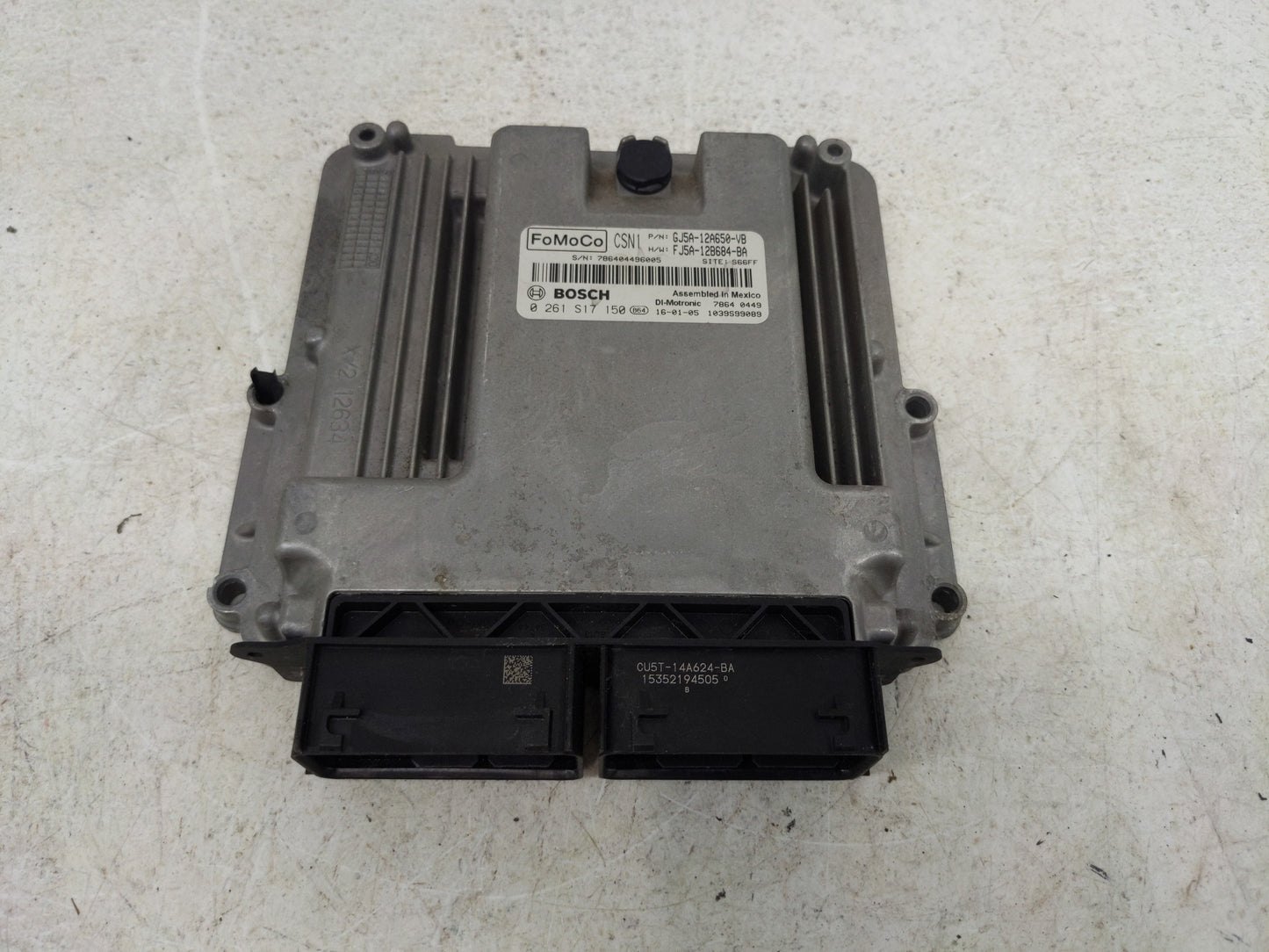 2015-2016 Ford Escape PCM Engine Control Computer ECU ECM PCU OEM P/N:0 261 S17 FJ5A-12A650-UC Fits Fits 2015 2016 OEM Used 