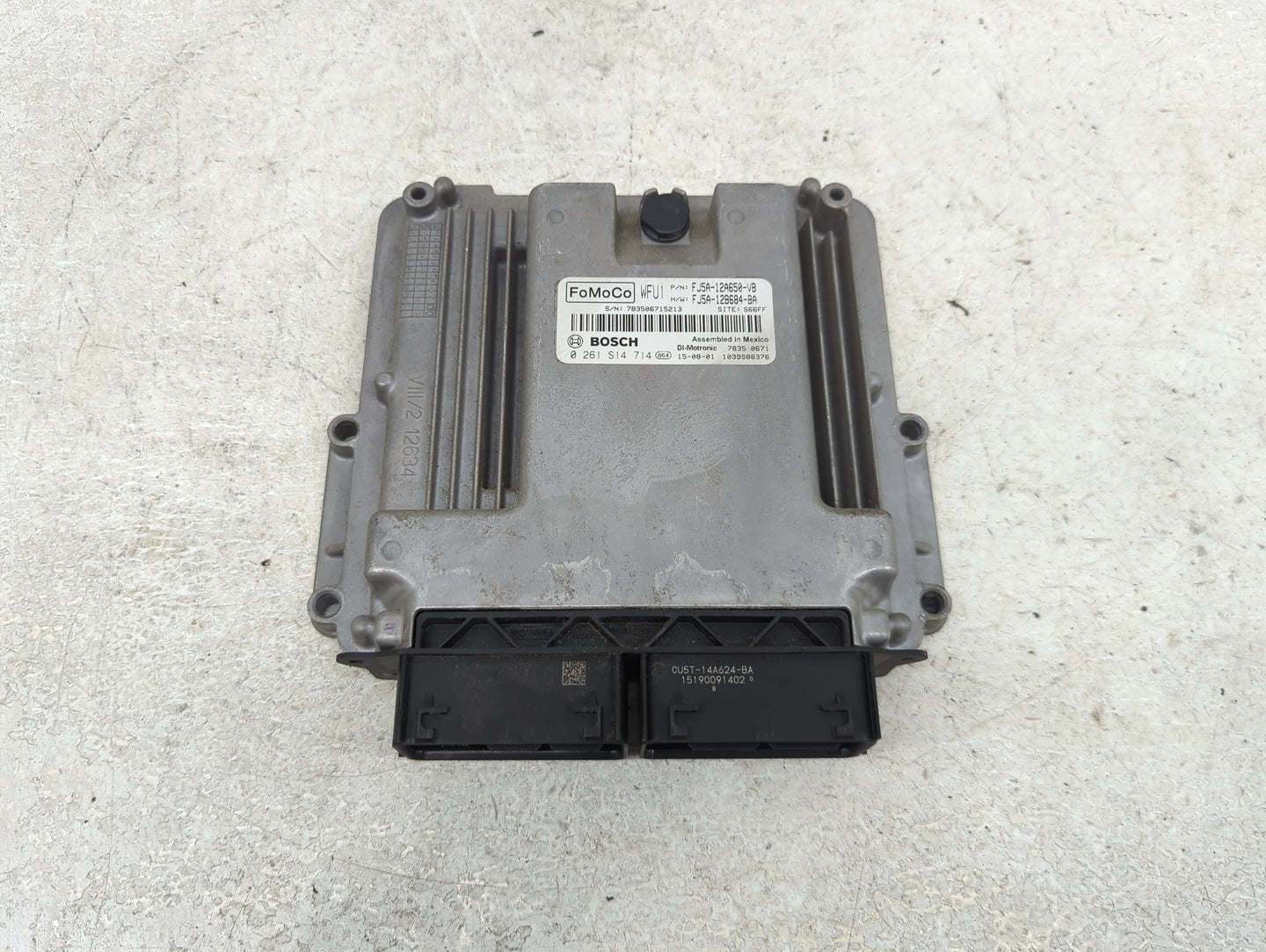 2013-2016 Ford Escape PCM Engine Control Computer ECU ECM PCU OEM P/N:FJ5A-12A650-VB FJ5A-12B684-BA Fits Fits 2013 2014 2015