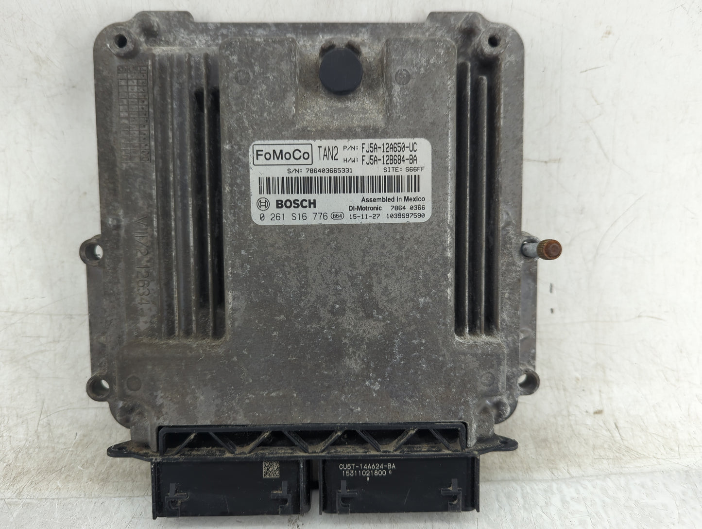 2015-2016 Ford Escape PCM Engine Control Computer ECU ECM PCU OEM P/N:FJ5A-12B684-BA FJ5A-12A650-UC Fits Fits 2015 2016 OEM 
