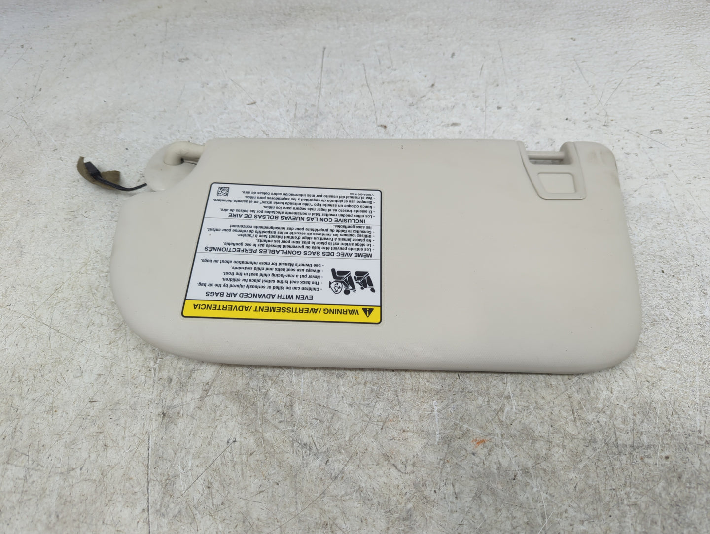 2013-2019 Ford Escape Sun Visor Shade Replacement Passenger Right Mirror Fits Fits 2013 2014 2015 2016 2017 2018 2019 OEM Us