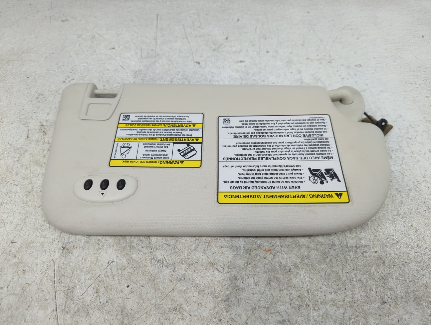 2013-2019 Ford Escape Sun Visor Shade Replacement Driver Left Mirror Fits Fits 2013 2014 2015 2016 2017 2018 2019 OEM Used A