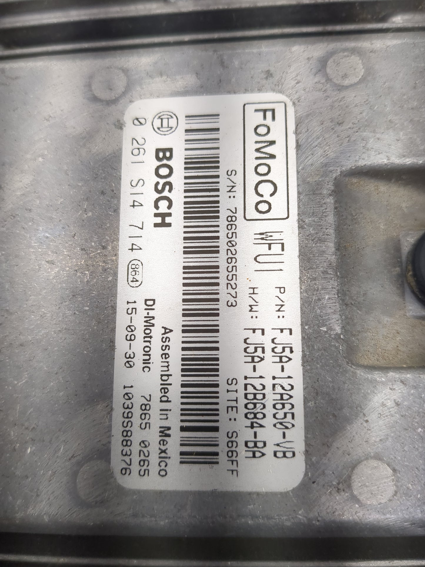 2015-2016 Ford Escape PCM Engine Control Computer ECU ECM PCU OEM P/N:FJ5A-12A650-VB FJ5A-12B684-BA Fits Fits 2015 2016 OEM 