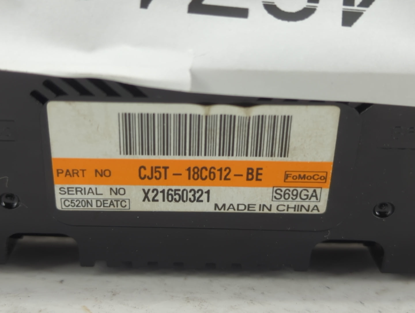 2015-2016 Ford Escape Climate Control Module Temperature AC/Heater Replacement P/N:CJ5T-18C612-BE Fits Fits 2015 2016 OEM Us