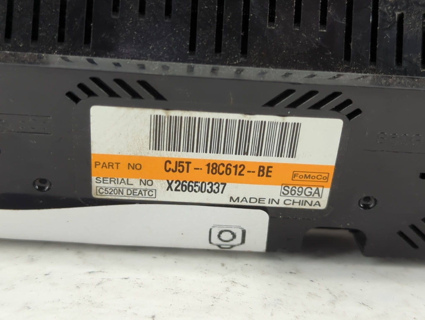 2015-2016 Ford Escape Climate Control Module Temperature AC/Heater Replacement P/N:CJ5T-18C612-BE Fits Fits 2015 2016 OEM Us