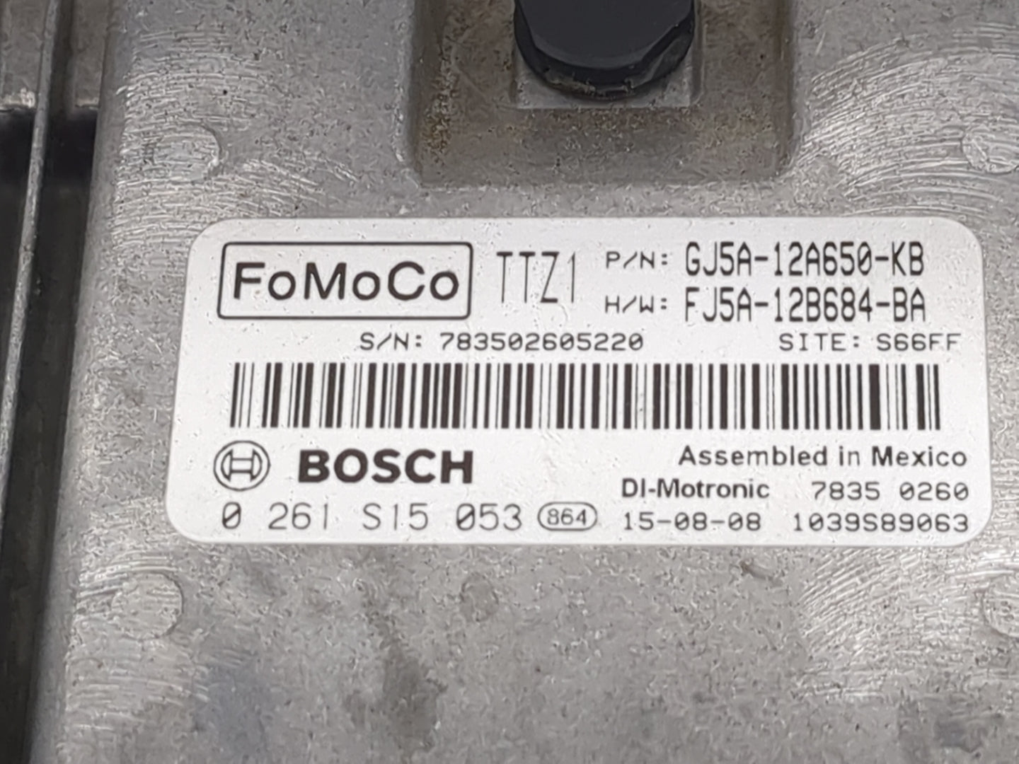 2015-2016 Ford Escape PCM Engine Control Computer ECU ECM PCU OEM P/N:GJ5A-12A650-KB FJ5A-12B684-BA Fits Fits 2015 2016 OEM 