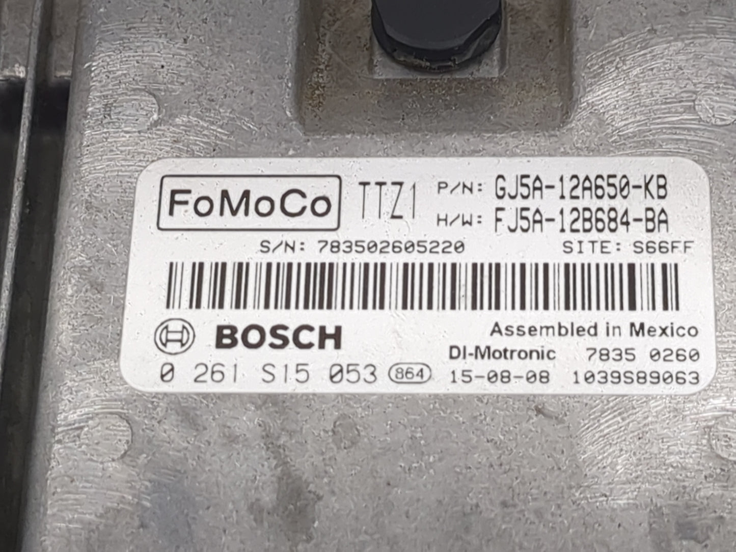 2015-2016 Ford Escape PCM Engine Control Computer ECU ECM PCU OEM P/N:GJ5A-12A650-KB FJ5A-12B684-BA Fits Fits 2015 2016 OEM 