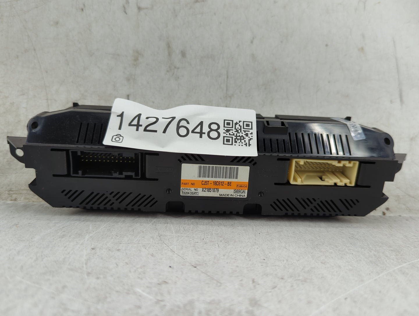 2015-2016 Ford Escape Climate Control Module Temperature AC/Heater Replacement P/N:CJ5T-18C612-BE Fits Fits 2015 2016 OEM Us