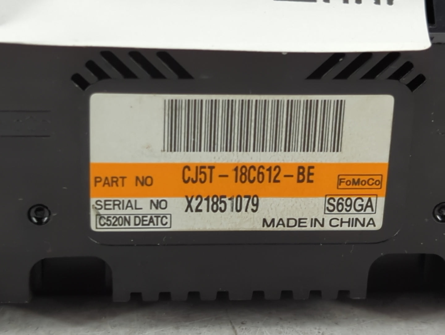 2015-2016 Ford Escape Climate Control Module Temperature AC/Heater Replacement P/N:CJ5T-18C612-BE Fits Fits 2015 2016 OEM Us