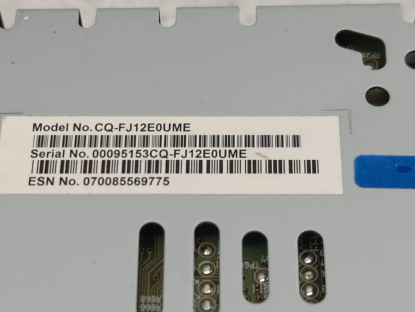 2015-2016 Ford Escape Radio AM FM Cd Player Receiver Replacement P/N:CQ-FJ12E0UME Fits Fits 2015 2016 OEM Used Auto Parts - 