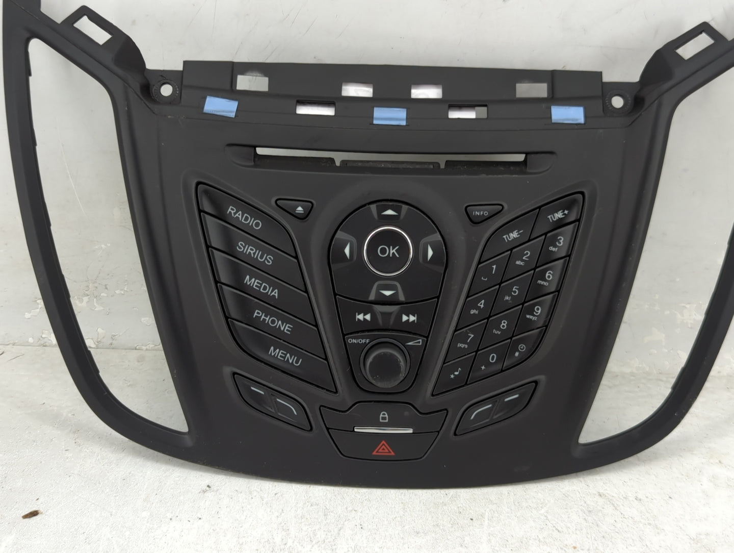 2013-2016 Ford Escape Radio AM FM Cd Player Receiver Replacement P/N:DJ5T18K811GA Fits Fits 2013 2014 2015 2016 OEM Used Aut