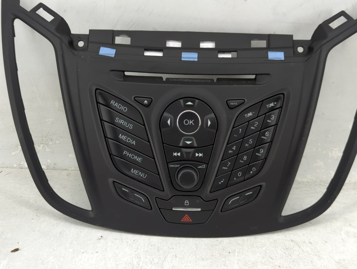 2013-2016 Ford Escape Radio AM FM Cd Player Receiver Replacement P/N:DJ5T18K811GA Fits Fits 2013 2014 2015 2016 OEM Used Aut