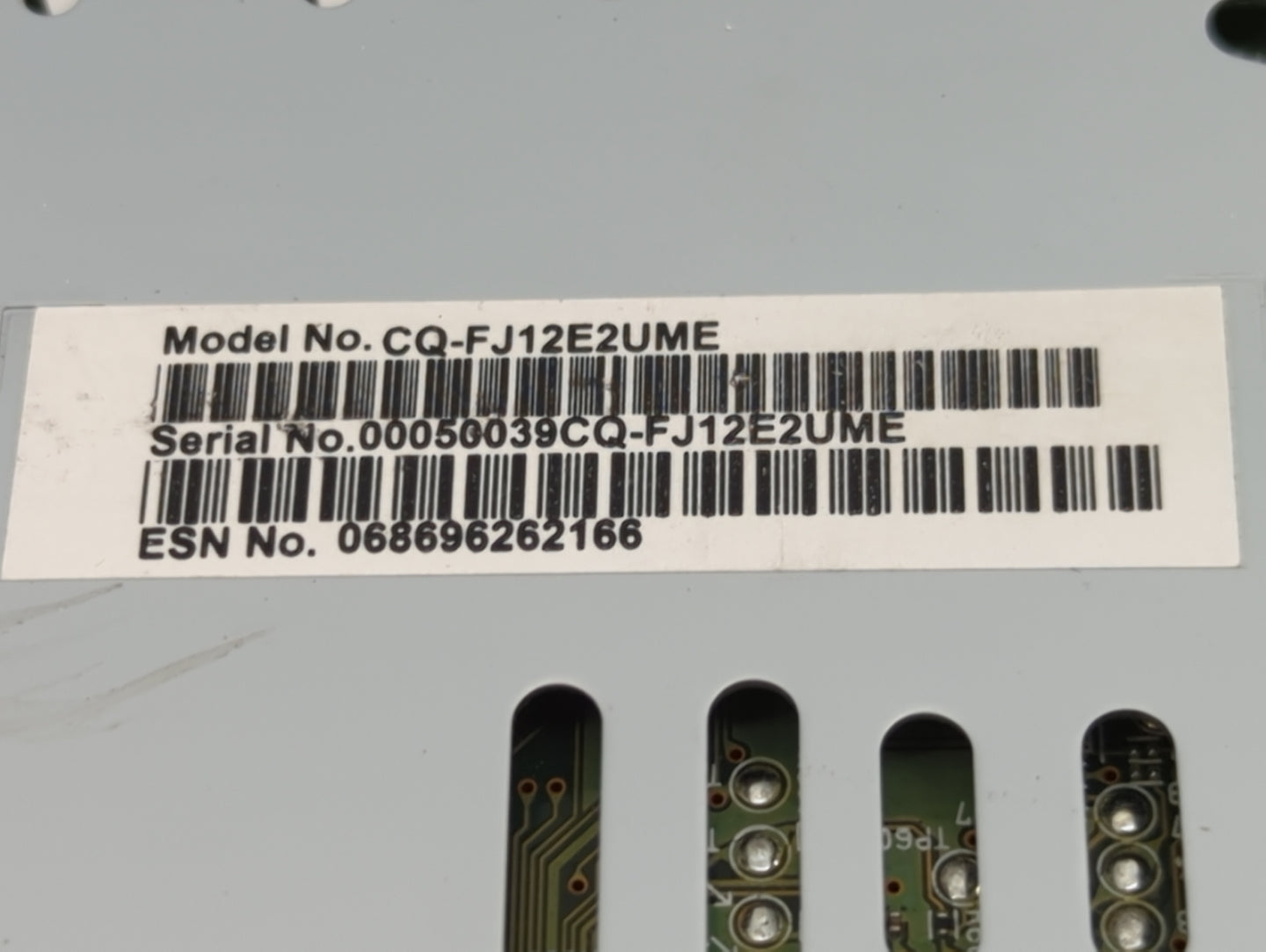 2015-2016 Ford Escape Radio AM FM Cd Player Receiver Replacement P/N:CQ-FJ12E2UME Fits Fits 2015 2016 OEM Used Auto Parts - 