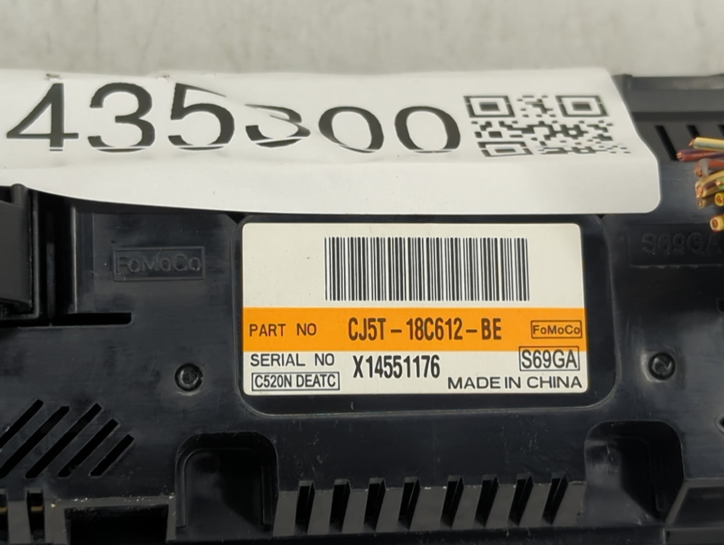 2015-2016 Ford Escape Climate Control Module Temperature AC/Heater Replacement P/N:CJ5T-18C612-BE Fits Fits 2015 2016 OEM Us